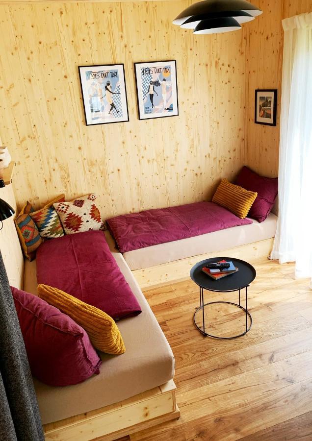 Hjem - Tiny Homes Direkt Am Wald Zwischen Allgaeu & Bodensee Bergatreute ภายนอก รูปภาพ