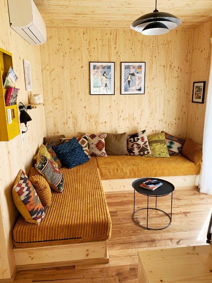 Hjem - Tiny Homes Direkt Am Wald Zwischen Allgaeu & Bodensee Bergatreute ภายนอก รูปภาพ
