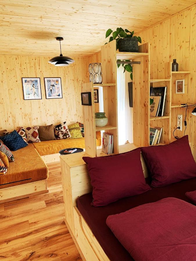 Hjem - Tiny Homes Direkt Am Wald Zwischen Allgaeu & Bodensee Bergatreute ภายนอก รูปภาพ