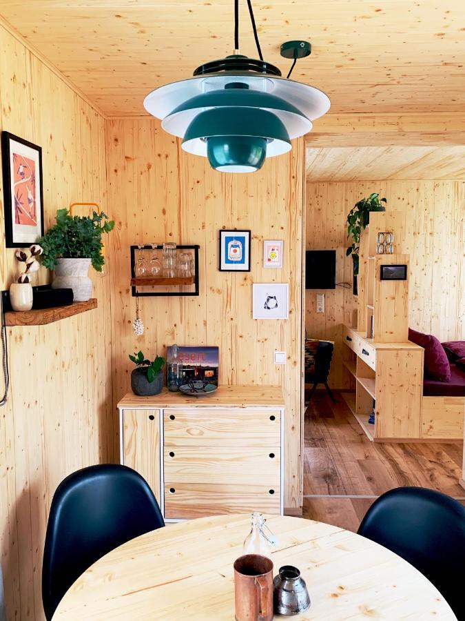 Hjem - Tiny Homes Direkt Am Wald Zwischen Allgaeu & Bodensee Bergatreute ภายนอก รูปภาพ