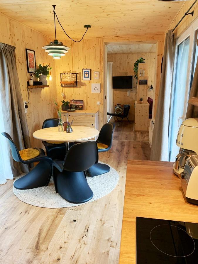 Hjem - Tiny Homes Direkt Am Wald Zwischen Allgaeu & Bodensee Bergatreute ภายนอก รูปภาพ