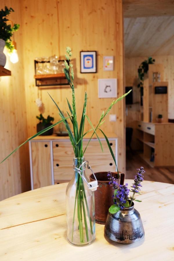 Hjem - Tiny Homes Direkt Am Wald Zwischen Allgaeu & Bodensee Bergatreute ภายนอก รูปภาพ