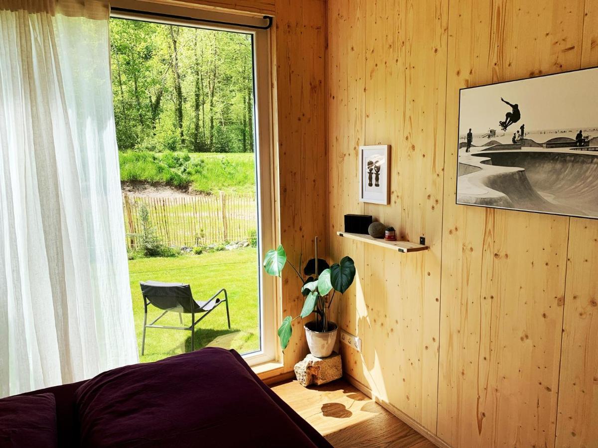 Hjem - Tiny Homes Direkt Am Wald Zwischen Allgaeu & Bodensee Bergatreute ภายนอก รูปภาพ