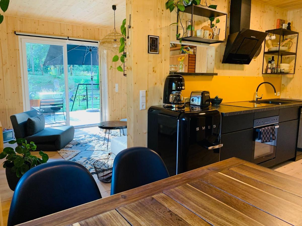 Hjem - Tiny Homes Direkt Am Wald Zwischen Allgaeu & Bodensee Bergatreute ภายนอก รูปภาพ