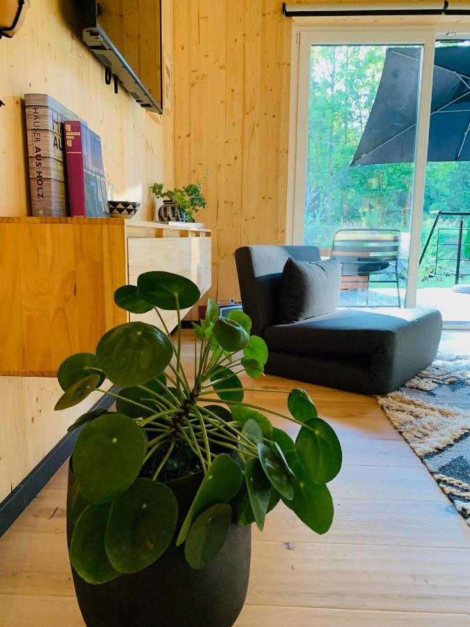 Hjem - Tiny Homes Direkt Am Wald Zwischen Allgaeu & Bodensee Bergatreute ภายนอก รูปภาพ