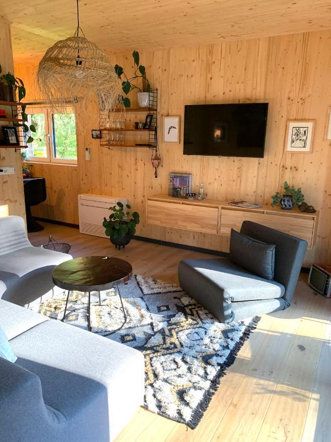 Hjem - Tiny Homes Direkt Am Wald Zwischen Allgaeu & Bodensee Bergatreute ภายนอก รูปภาพ