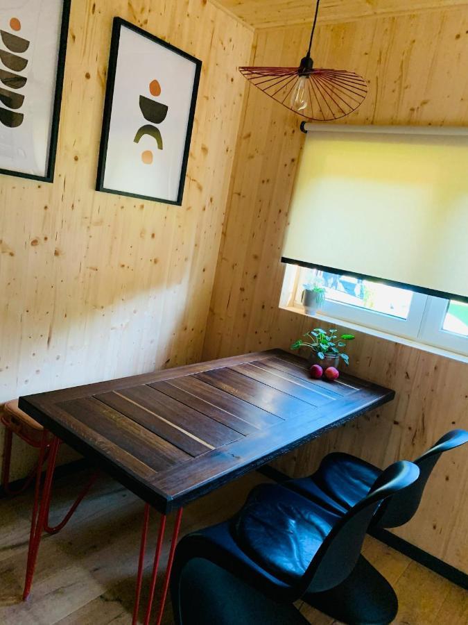 Hjem - Tiny Homes Direkt Am Wald Zwischen Allgaeu & Bodensee Bergatreute ภายนอก รูปภาพ
